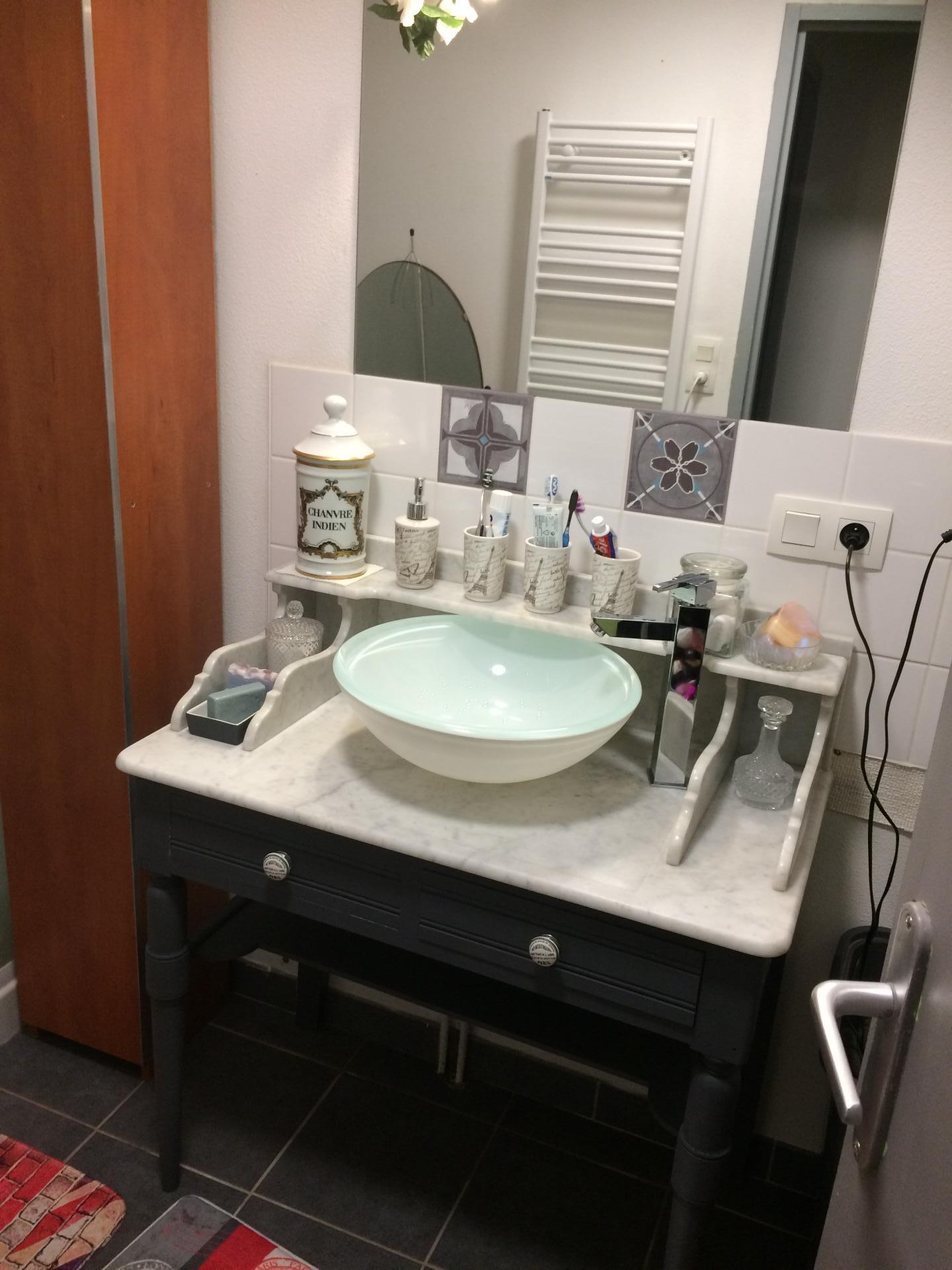 table toilette reconditionne en lavabo